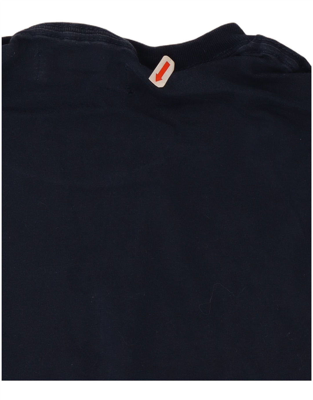 Adidas Mens T-Shirt Top Medium Navy Blue Striped Cotton