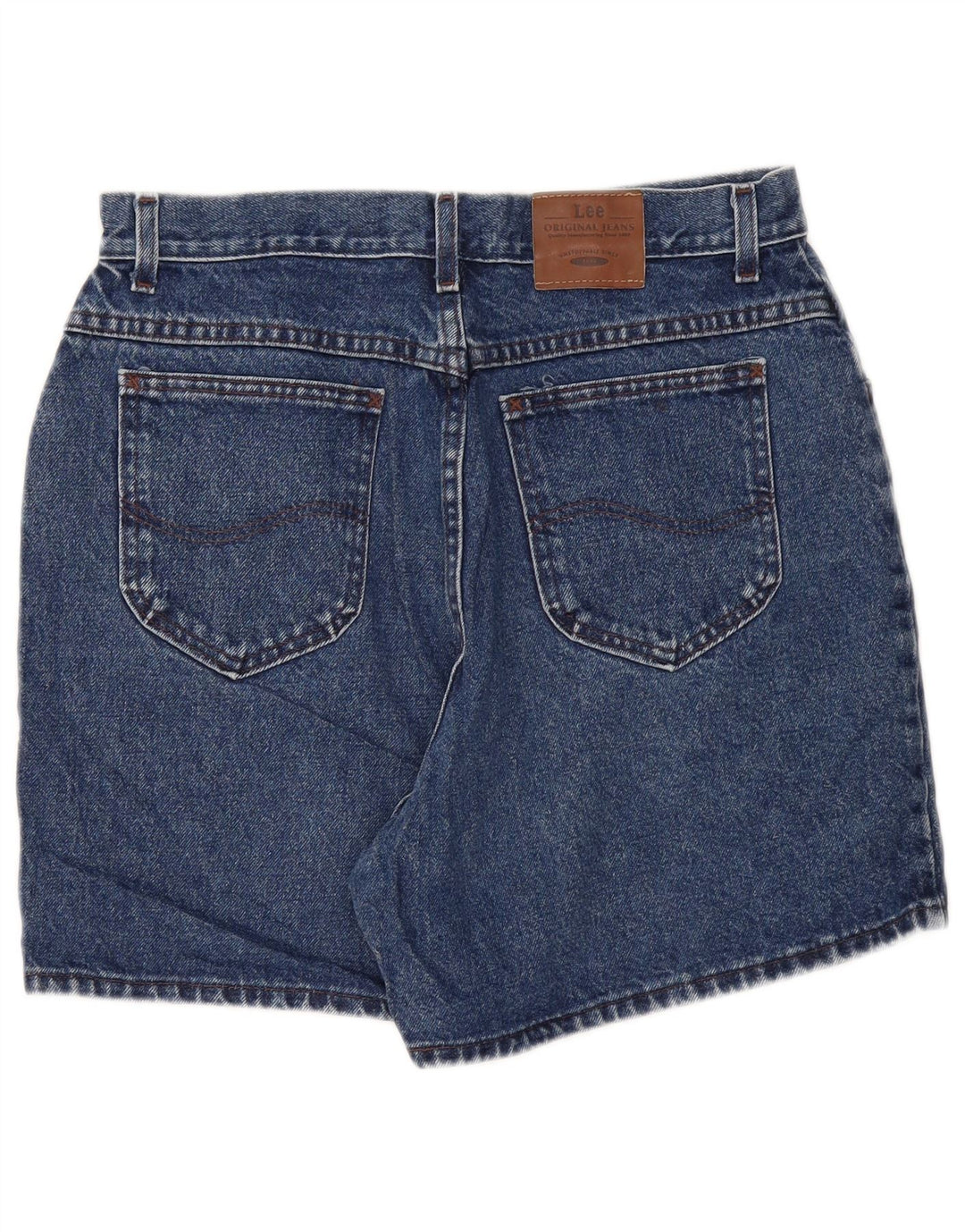 Lee Boys Denim Shorts 15-16 Years W32 Blue Cotton
