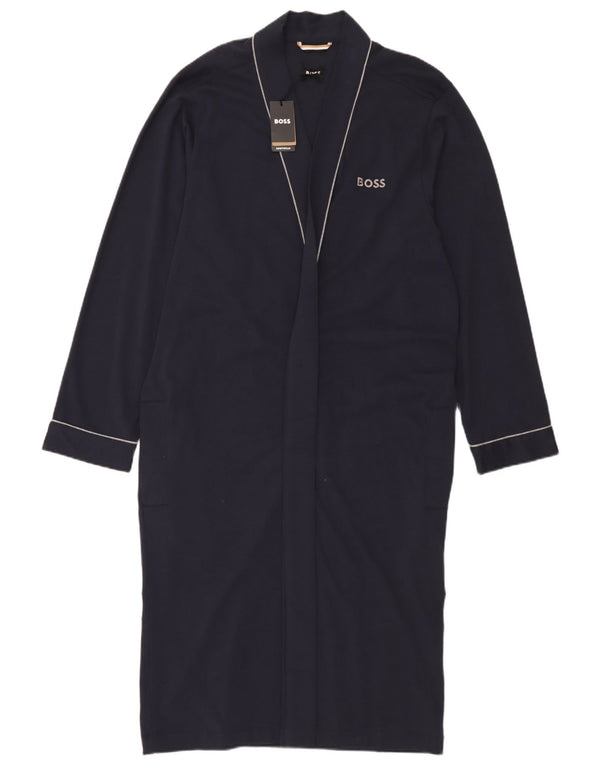 Hugo Boss Womens Long Sleeve Oversized Jumper Dress UK 10 Small Navy Blue