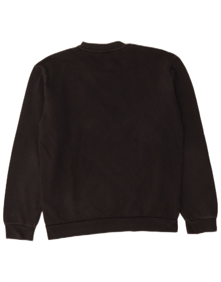 Adidas Mens Sweatshirt Jumper Small Black Cotton