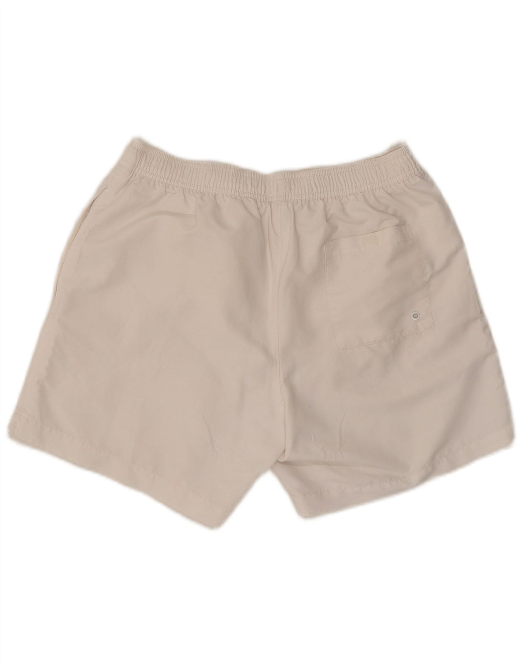 Calvin Klein Mens Graphic Swimming Shorts Medium  White Polyester