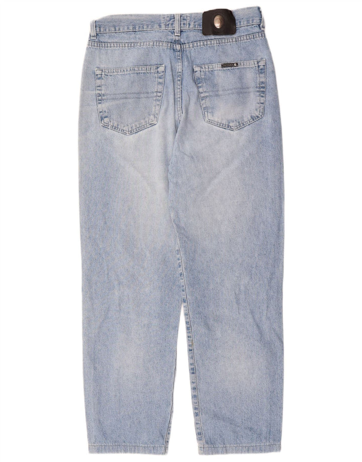 TRUSSARDI Mens Tapered Jeans W33 L28 Blue