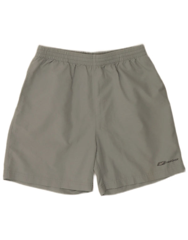 REEBOK Mens Sport Shorts Medium  Grey Polyester