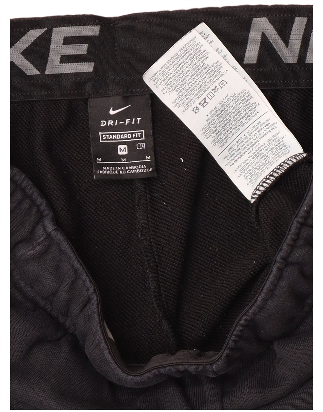 Nike Mens Standard Fit Tracksuit Trousers Joggers Medium Black Sports