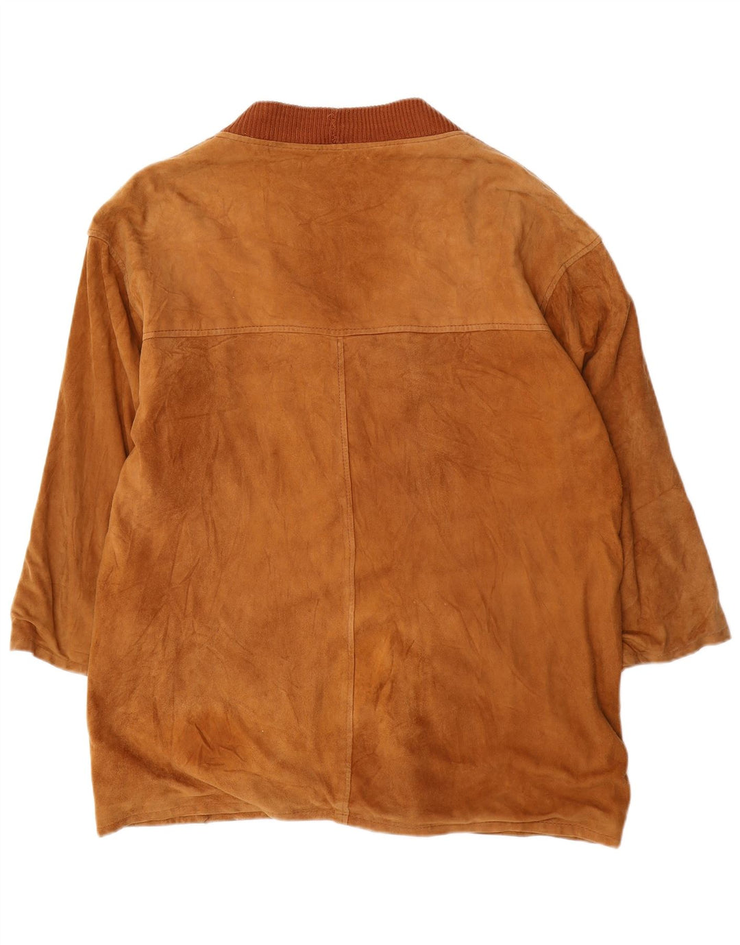 Vintage Mens Suede Jacket UK 40 Large Brown