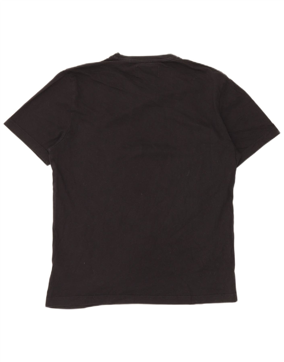 PENGUIN Mens T-Shirt Top Large Black Cotton