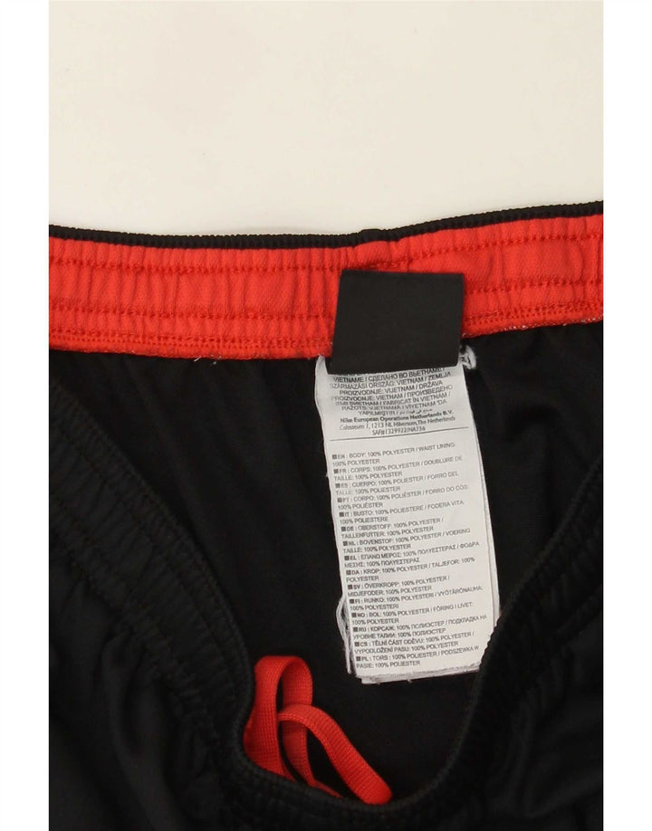 Nike Mens Dri Fit Tracksuit Trousers Large Black Colourblock Polyester