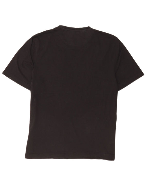 Ted Baker Mens Regular T-Shirt Top Size 4 Large Black Cotton