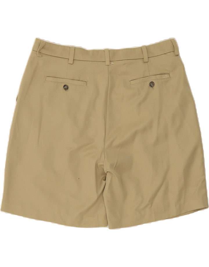 IZOD Mens Pegged Chino Shorts W36 Large Beige Polyester Vintage Izod and Second-Hand Izod from Messina Hembry 