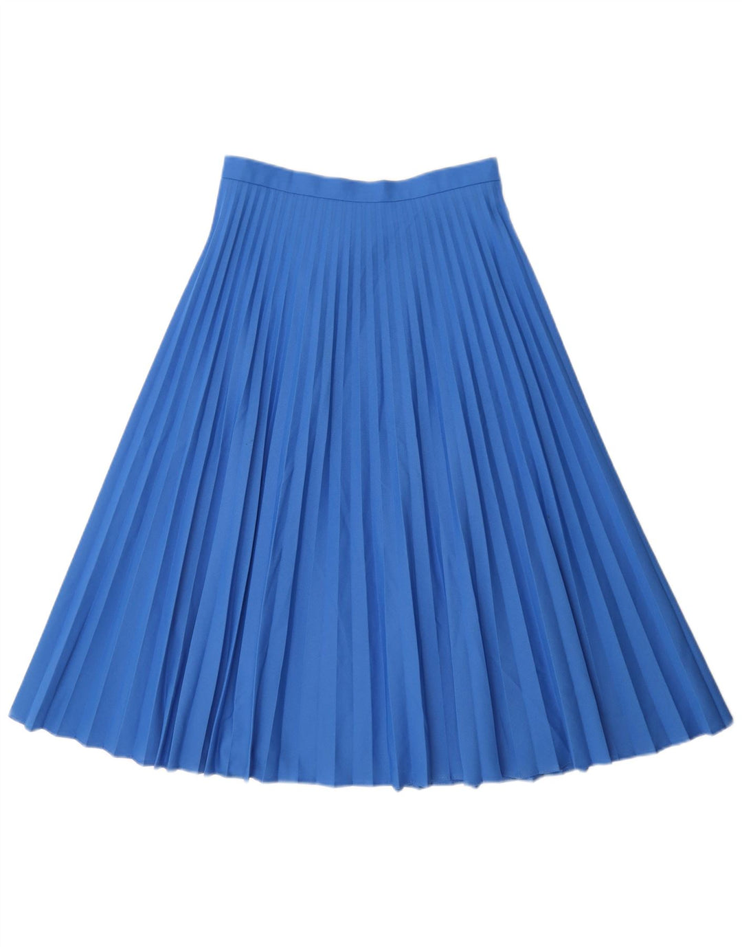 VINTAGE Womens Pleated Skirt IT 40 Small W26  Blue