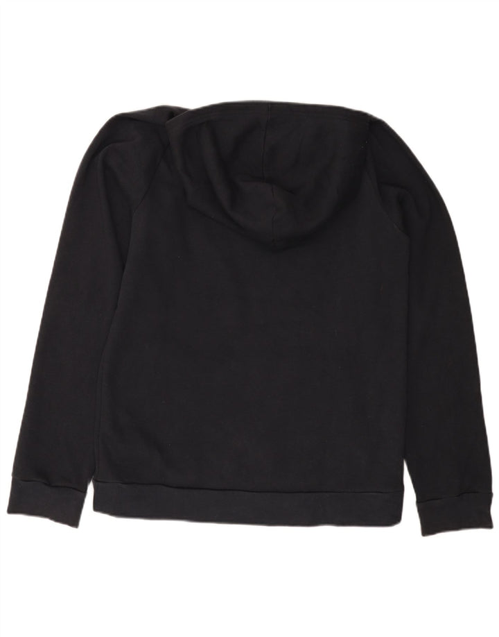 UNDER ARMOUR Boys Hoodie Jumper 13-14 Years XL Black Cotton