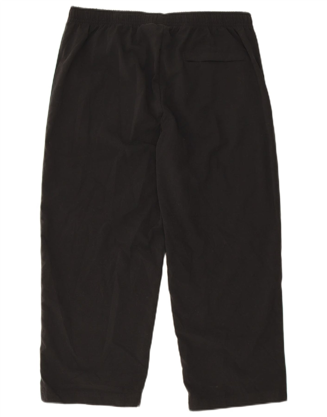 Nike Womens Capri Tracksuit Trousers US 12/14 Large Black Colourblock