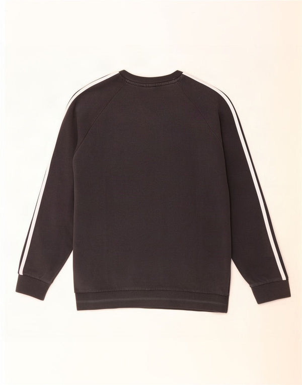 Adidas Mens Sweatshirt Jumper Medium Black Cotton