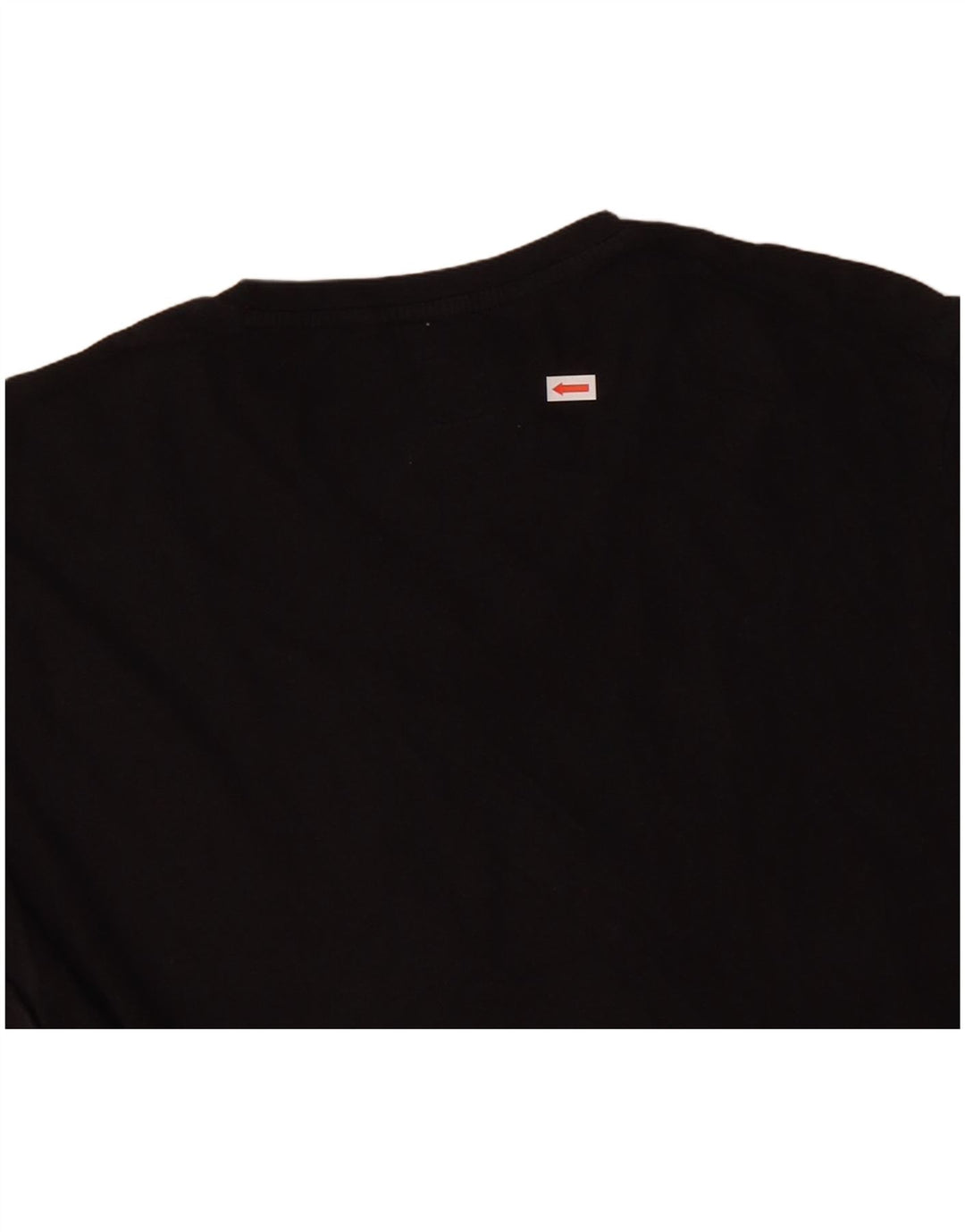 CALVIN KLEIN Mens Slim Fit Graphic T-Shirt Top Medium Black Cotton