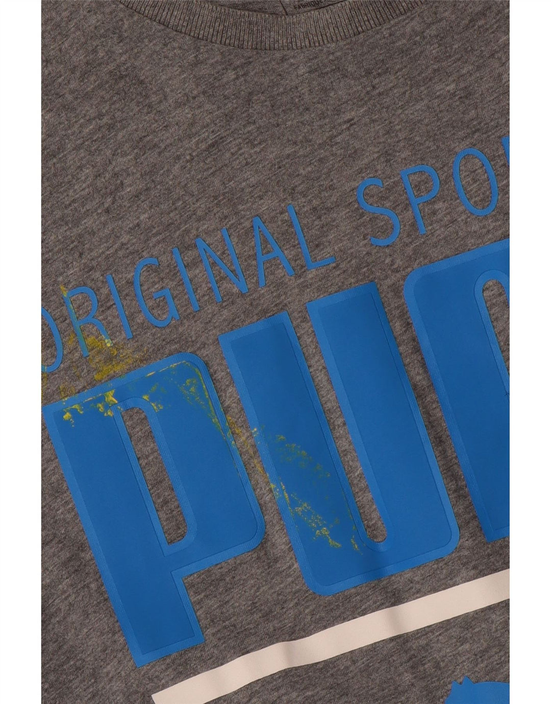 PUMA Mens Graphic T-Shirt Top XL Grey