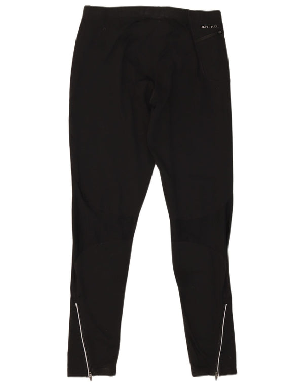 Nike Womens Dri Fit Leggings UK 18 XL Black Polyester