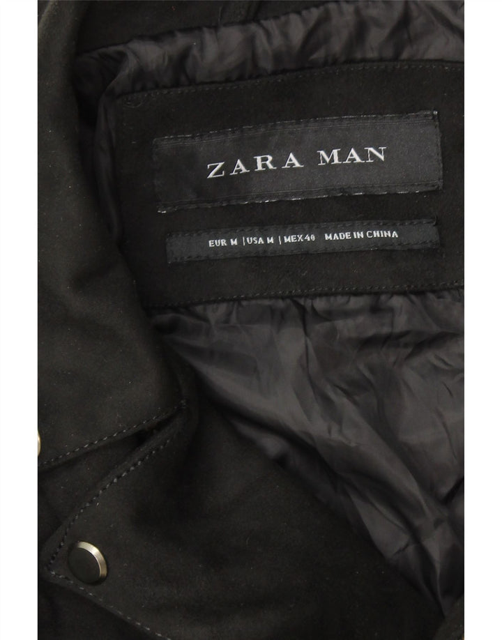 ZARA Womens Biker Jacket EU 40 Medium Black Vintage Zara and Second-Hand Zara from Messina Hembry 