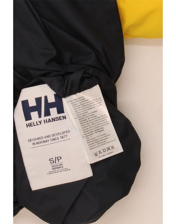 Helly Hansen Womens Reversible Oversized Padded Jacket UK 10 Small Yellow