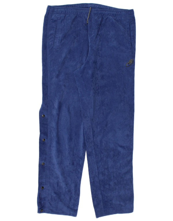 ASICS Mens Fleece Tracksuit Trousers Large  Navy Blue
