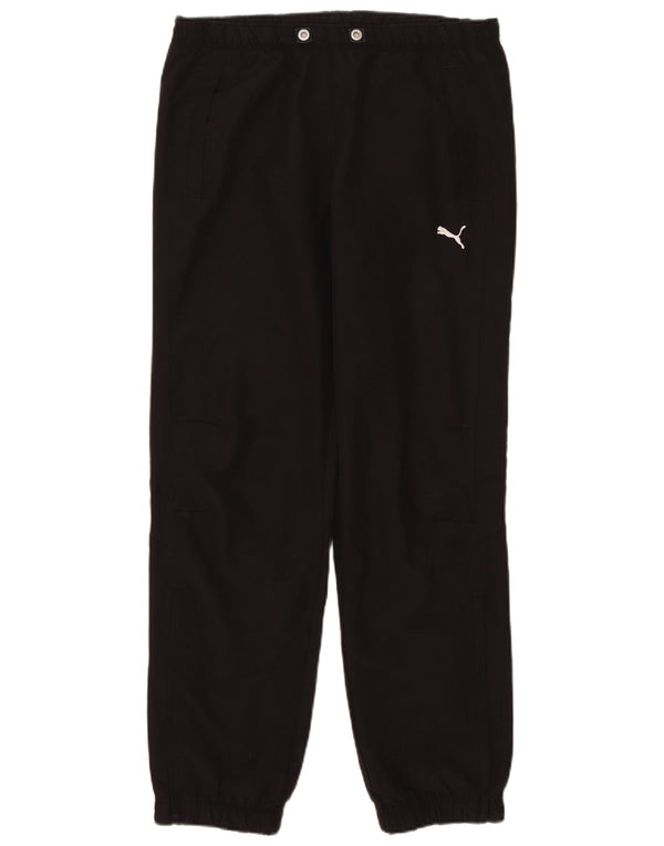Puma Mens Tracksuit Trousers Joggers Small Black Polyester