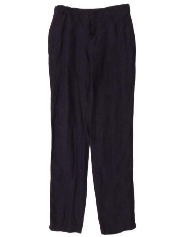 Zara Mens Straight Chino Trousers Small W30 L32 Navy Blue