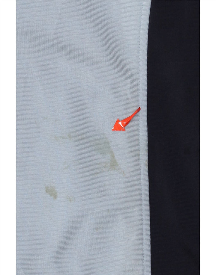 Diadora Womens Tracksuit Top Jacket Medium Blue Colourblock Polyester