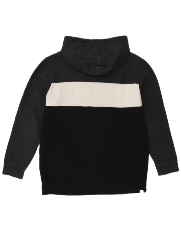 Vans Womens Graphic Hoodie Jumper UK 18 XL Navy Blue Colourblock Cotton