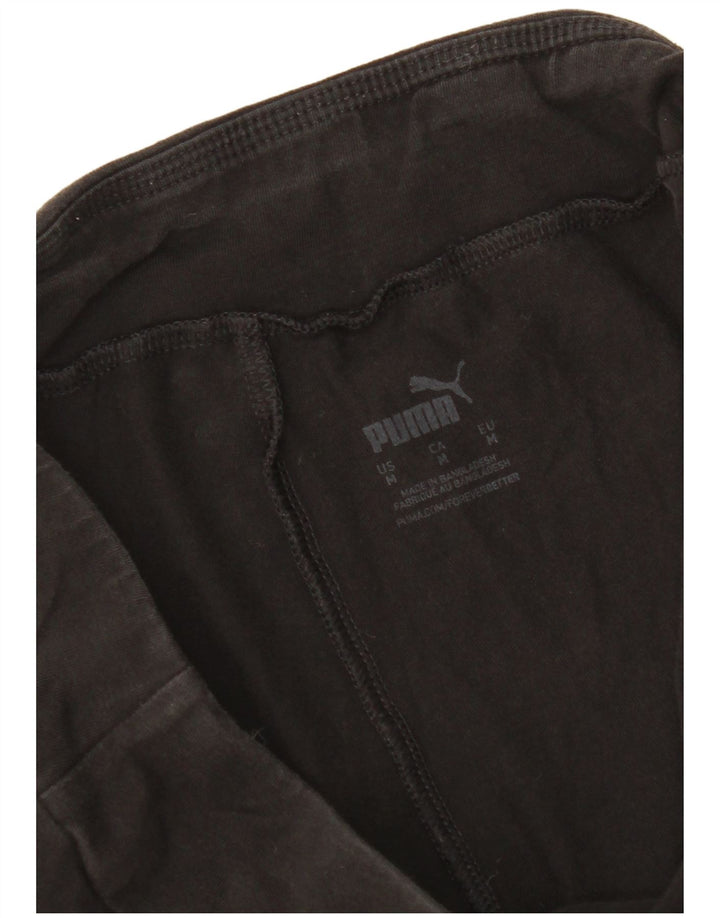 Puma Womens Graphic Leggings UK 12 Medium Black