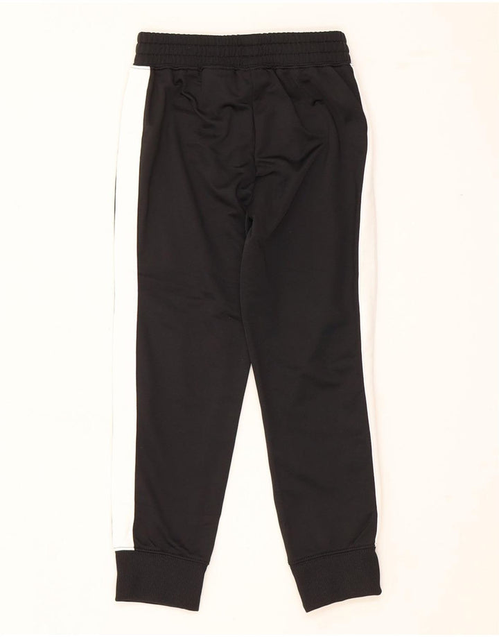 Nike Girls Tracksuit Trousers Joggers 5-6 Years Medium Black Colourblock