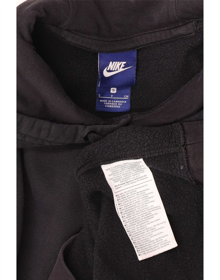 Nike Mens Regular Fit Hoodie Jumper Small Black Cotton