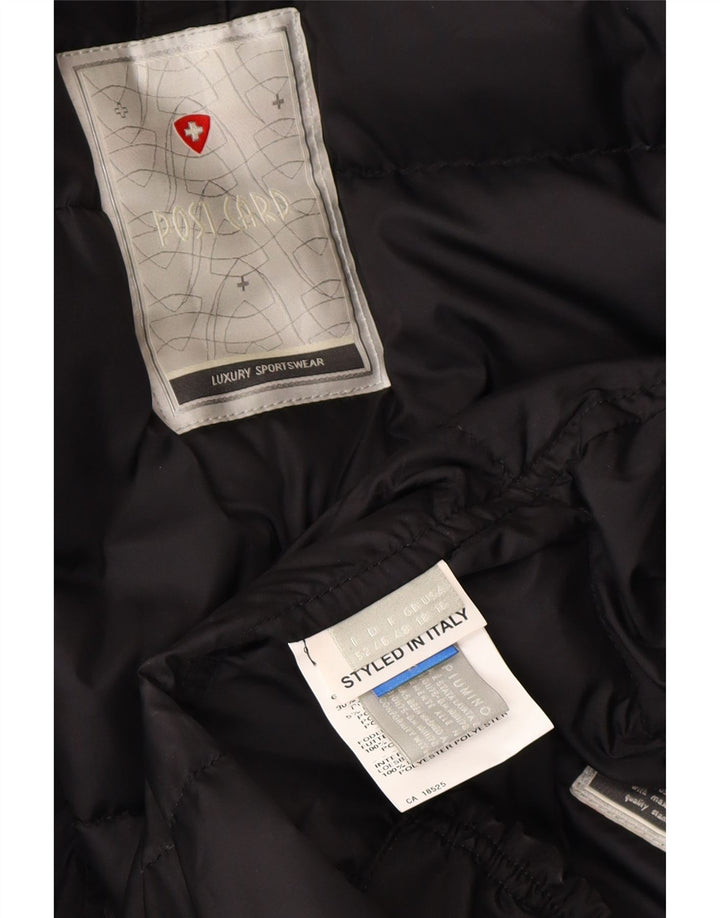 Post Card Womens Padded Coat UK 18 XL Black Polyester Winter