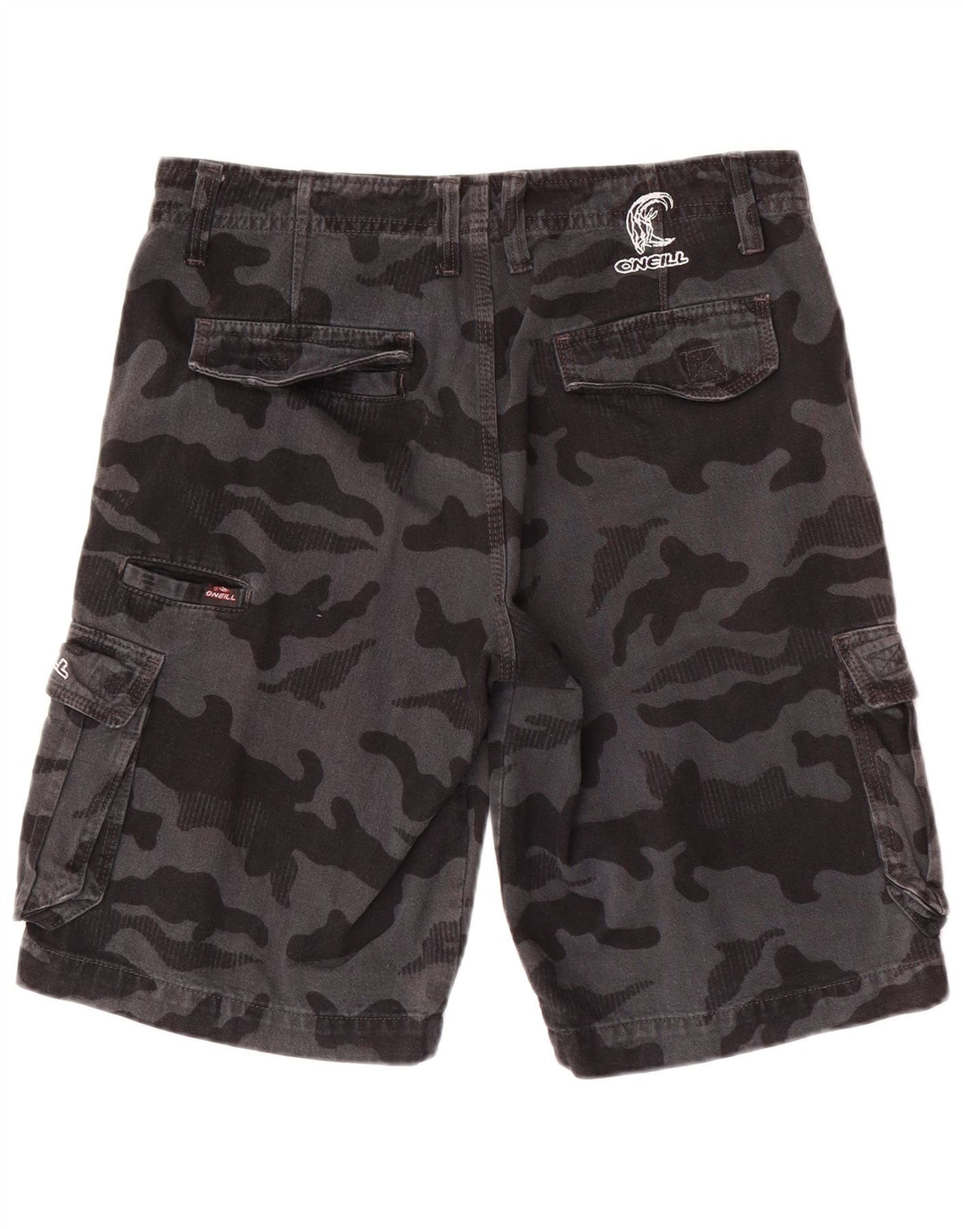 O'Neill Mens Cargo Shorts Large W32 Grey Camouflage