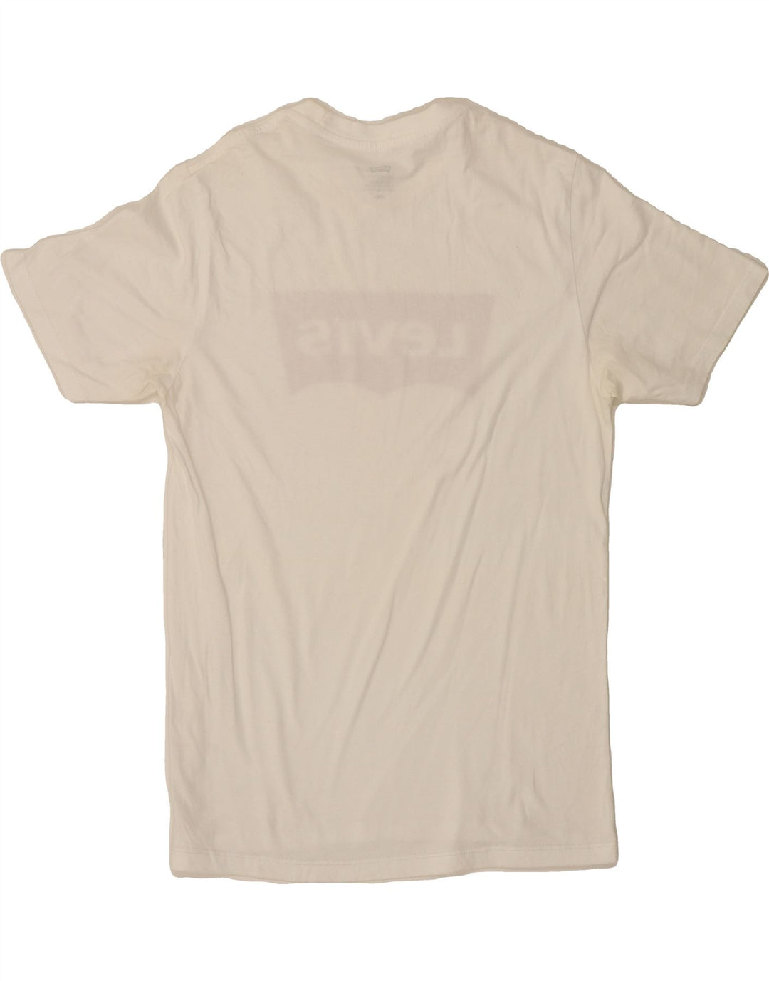 LEVI'S Mens Graphic T-Shirt Top Small White Vintage Levi's and Second-Hand Levi's from Messina Hembry 