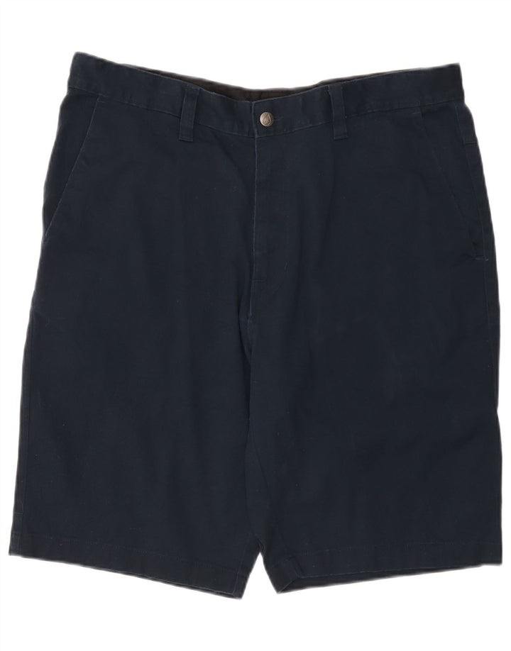 Volcom Mens Chino Shorts W36 Large Navy Blue Cotton