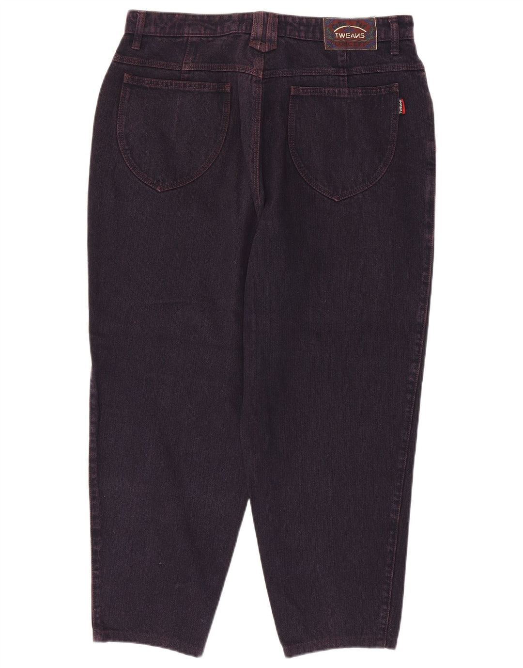 VINTAGE Womens Tapered Jeans W34 L27 Purple