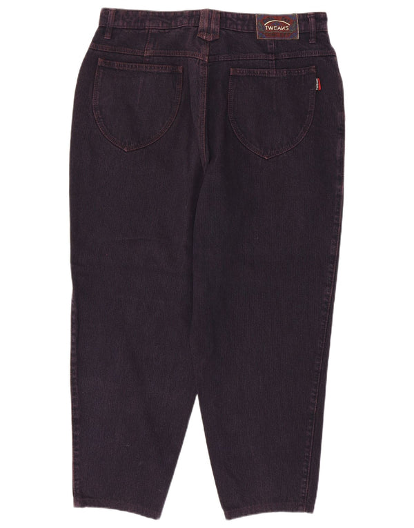 VINTAGE Womens Tapered Jeans W34 L27 Purple