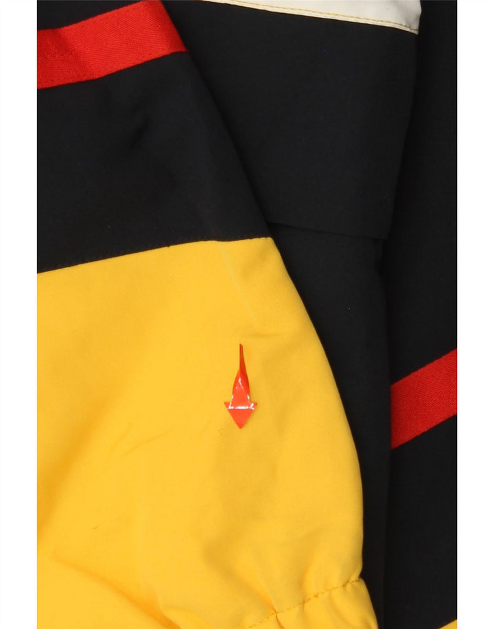 SUPERDRY Womens Oversized Graphic Anorak Jacket UK 12 Medium Yellow