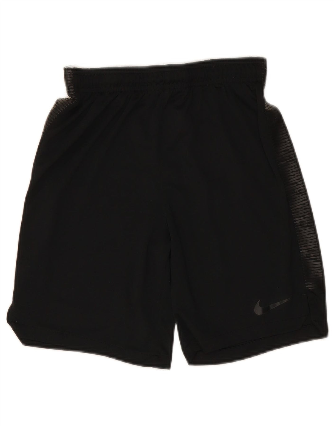 NIKE Boys Dri Fit Sport Shorts 12-13 Years Large Black Polyester