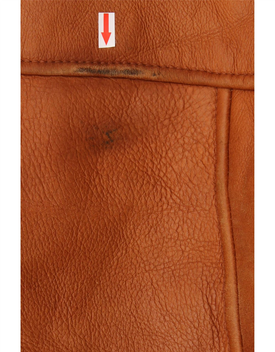 Vintage Mens Shearling Jacket IT 56 3XL Brown Shearling