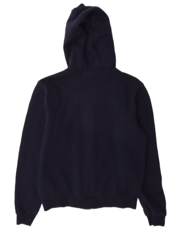Lacoste Boys Zip Hoodie Sweater 15-16 Years Navy Blue Cotton