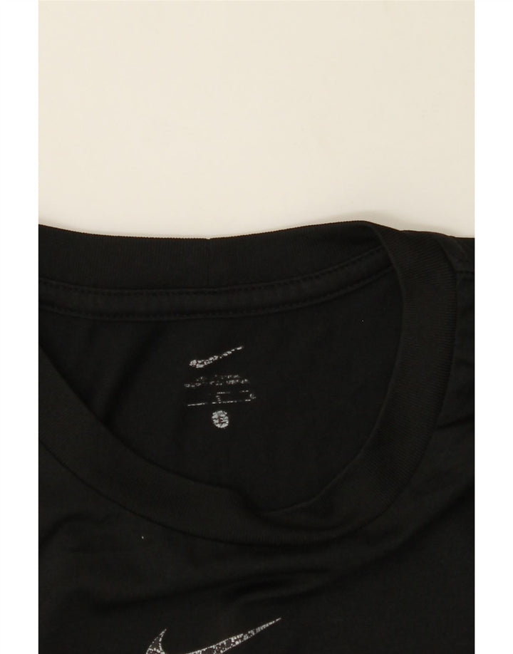 NIKE Womens T-Shirt Top UK 14 Large Black Polyester Vintage Nike and Second-Hand Nike from Messina Hembry 