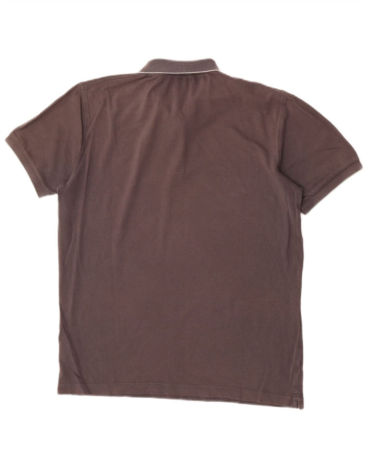 Sun68 Mens Polo Shirt Large Grey Cotton