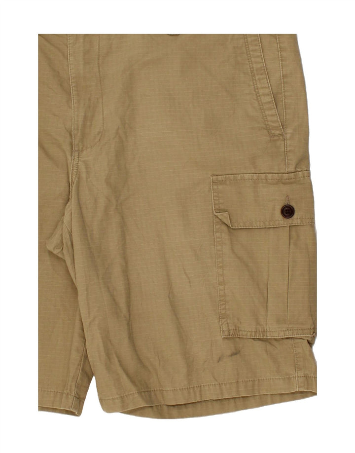 DOCKERS Mens Cargo Shorts W38 XL Beige Check Cotton Vintage Dockers and Second-Hand Dockers from Messina Hembry 