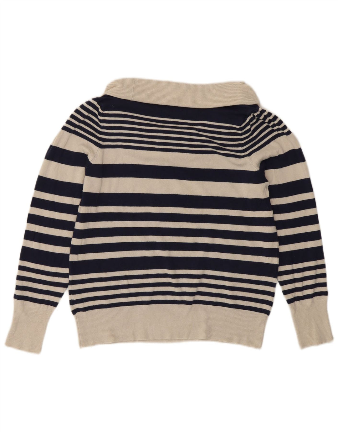 Marks & Spencer Womens Roll Neck Jumper Sweater UK 14 Large Navy Blue
