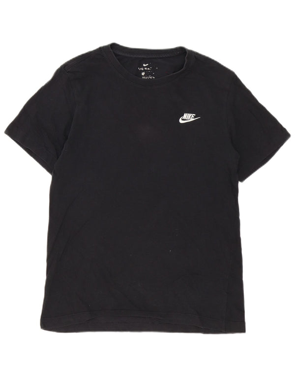 Nike Mens T-Shirt Top Small Black Cotton