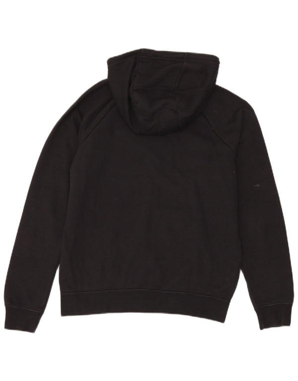 Nike Mens Zip Hoodie Sweater Small Black Cotton