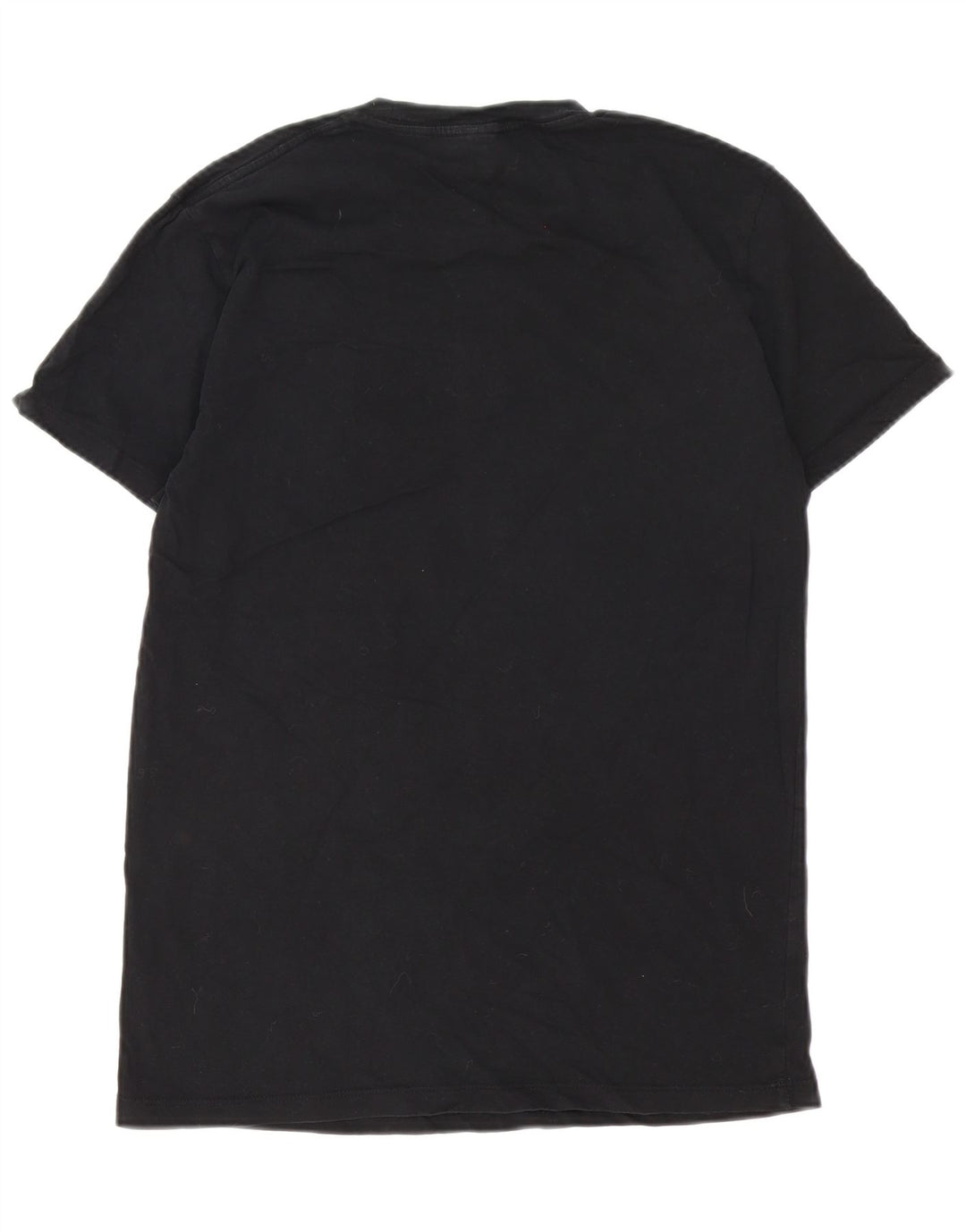 Diesel Mens Graphic T-Shirt Top Medium Black