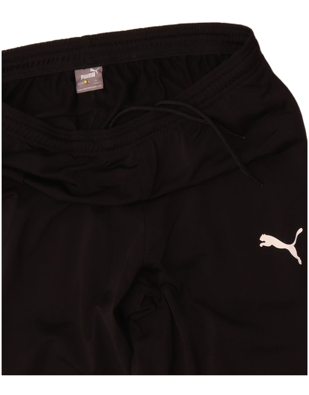 Puma Mens Tracksuit Trousers Joggers Large  Black Polyester