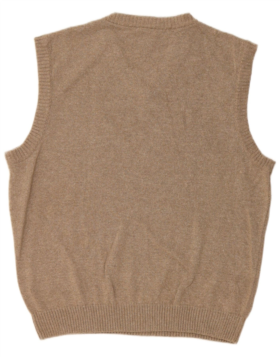 VINTAGE Mens Vest Tank Top Size 38 Medium Grey Cotton