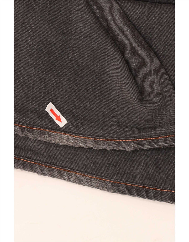 Replay Womens Bootcut Jeans W26 L27 Grey Cotton